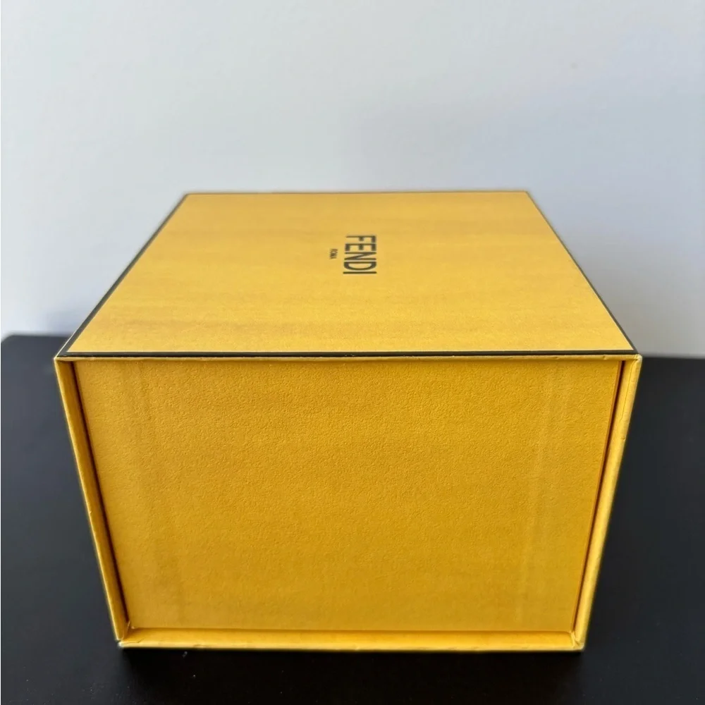Fendi Yellow Necklace/ Jewelry Box